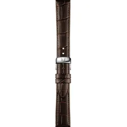 Tissot - Leder Tissot Tradition Lederband Braun 18/16mm T600042814 - alligator-prägung,braun,rind