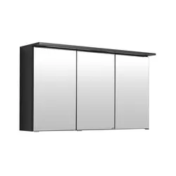 HELD MÖBEL 3D-Spiegelschrank »Bologna«, BxHxT: 120 x 66 x 20 cm - grau
