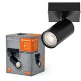 LEDVANCE LED GU10 Schwarz 1x3,4W 927 DIM