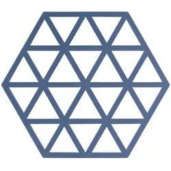 Zone Denmark - Triangle Untersetzer, 16 x 14 cm, denim