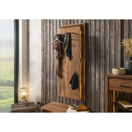 Wolf Möbel Wandgarderobe Akazie 56 x 27 x 150 cm Natur
