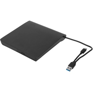 Annadue Externes DVD Laufwerk Gehäuse, Typ A Typ C Optisches USB 3.0 CD ROM Laufwerk Gehäuse, Optisches Laptop Laufwerk Gehäuse für 12,7mm/9,5mm SATA DVD RW Laufwerk