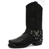 Grinders 2014 Eagle Hi Herren Cowboy Biker Stiefel, Schwarz, Größe 41 - 41 EU