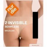 NUR DIE Invisible Brazilian Slips 2 St. Schwarz 40/42