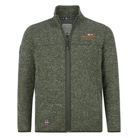 Jan Vanderstorm Strickfleecejacke KOLMUND Herren Oliv 3XL