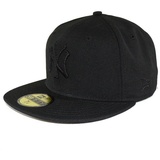 New Era Fitted-Cap 59Fifty Black On Black MLB New York Yankees