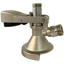 ich-zapfe Zapfkopf , Verschluss Flach - Fitting oberer Ausgang - Kelleranstich