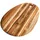 Teakhaus Schneidebrett Elegant Oval Holz 1 41 x 27 x 1,5 cm Braun