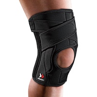Zamst EK-5 Kniebandage Verstellbar (L) - Mediale & Laterale Stabilisierung - Kompressions- Kniebandage Männer - Kniebandage Damen Bandage Knie- Offenes Design für mehr Mobilität Ideal zum Sport