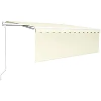 VidaXL Gelenkarmmarkise 4 x 3 m creme