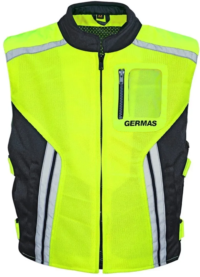 GMS Premium Waarschuwingsvest, geel, 4XL Voorman