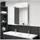 vidaXL LED-Bad-Spiegelschrank 60 cm weiß