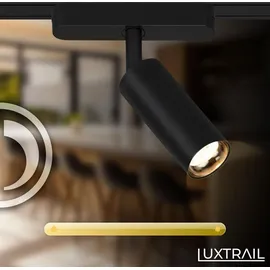 Briloner Luxtrail Komplettset, 4x LED Tracklight, Schwenkbar, Einspeisung, Schwarz 2 m - Schwarz
