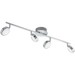 EGLO LED-Strahler Salto Alu, Eisen, Stahl & Metall Silber Chrom