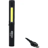 KS Tools LED COB Stripe Inspektionslampe 350 Lumen mit UV-Spot LED und Laserpointer