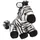 Wild Republic Pocketkins Eco Zebra 13 cm Mehrfarbig