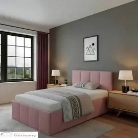 Halmon Schlafkomfort Betten Dalas 140 x 200 cm H2 Rosa