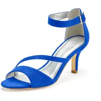 LASCANA Sandalette High-Heel-Sandalette,Riemchensandalette,Sommerschuh mit Riemchen VEGAN Gr. 39, royalblau, , 79100001-39