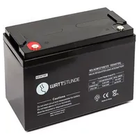 WATTSTUNDE AGM12-100 AGM-Batterie VRLA 12 V, 100 Ah