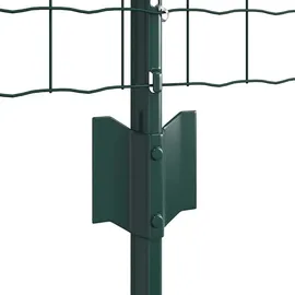 vidaXL Zaunpfosten 0,6 x 50 m Grün/Stahl