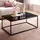 FineBuy Couchtisch Marmor Optik Schwarz MDF 100 x 60 x 40 cm