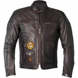 Helstons Tracker Motorrad Lederjacke Schwarz/Yellow XXL