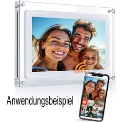 10" DPF-106  weiß/Acryl Digitaler Bilderrahmen