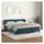 vidaXL Boxspringbett 180 x 200 cm Dunkelblau