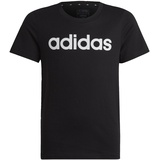 adidas Mädchen T-Shirt (Short Sleeve) G Lin T, Black/White, IC3149, 152