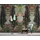 Living Walls Vliestapete LIVING WALLS "Floral-Orientalische Tapete Grün Schwarz antik", schwarz, B:2,7m H:0,02m L:4m, Vlies, Tapeten