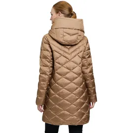 Betty Barclay Damen, Daunen-Steppjacke mit Kapuze Classic Bronze,44 - 44