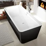 Villeroy & Boch Squaro Edge 12 Duo freistehende Badewanne 80 x 180 cm (UBQ180SQE7PDT1V-01)