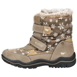 Mustang Stiefelette Stiefelette Kunstleder/Textil - Taupe - 37