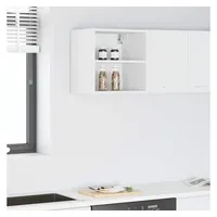 vidaXL Hängeschrank mit Speicher Weiß 40 x 29,5 x 40 cm
