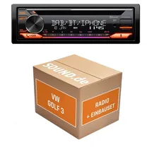 JUST SOUND best choice for caraudio Autoradio JVC KD-DB922BT VW Golf III | Bluetooth Telefonieren Audiostreaming