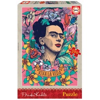 Educa - Puzzle 500 Teile für Erwachsene | Viva la Vida, Frida Kahlo, 500 Teile Puzzle für Erwachsene und Kinder ab 11 Jahren, Kunst (19251)
