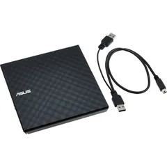 Asus SDRW-08D2S-U LITE Extern DVD-Brenner - 1 x packung - DVD-RAM/±R/±RW Unterstützung - 24x CD Read/24x CD Write/16x CD Rewrite - 8x DVD Read/8...