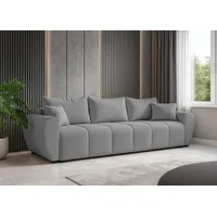 Ax Living Malatya Big Sofa Mit Schlaffunktion Schlafsofa Hellgrau 246