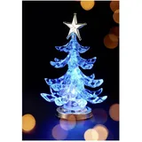 Sygonix Weihnachtsbaum Lichterkette Durchsichtig 0,0 m RGB/Silber