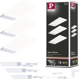 Paulmann LED Unterbauleuchte Bredo silber warmweiß 3er Set