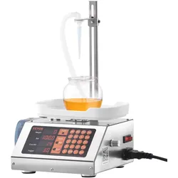 VEVOR Flüssigkeitsfüllmaschine, 5–300 g Wiegekapazität, automatische Flaschenfüllmaschine, Abfüllmaschine, Peristaltikpumpe, digitale Steuerung für Milch, Wasser, Wein, Getränke, Sojasauce (einzelne D