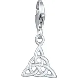 Nenalina Anhänger Keltischer Knoten 925 Sterling Silber (Farbe: Silber)