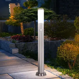 V-Tac Außenleuchte Edelstahl 800 mm inkl. Bewegungsmelder silber