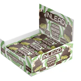 INLEAD Vegan Wafer Cups Pistachio 15 x 50 g