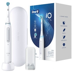 Oral-B Elektrische Zahnbürste iO Series 4 – Elektrische Zahnbürste – quite white weiß