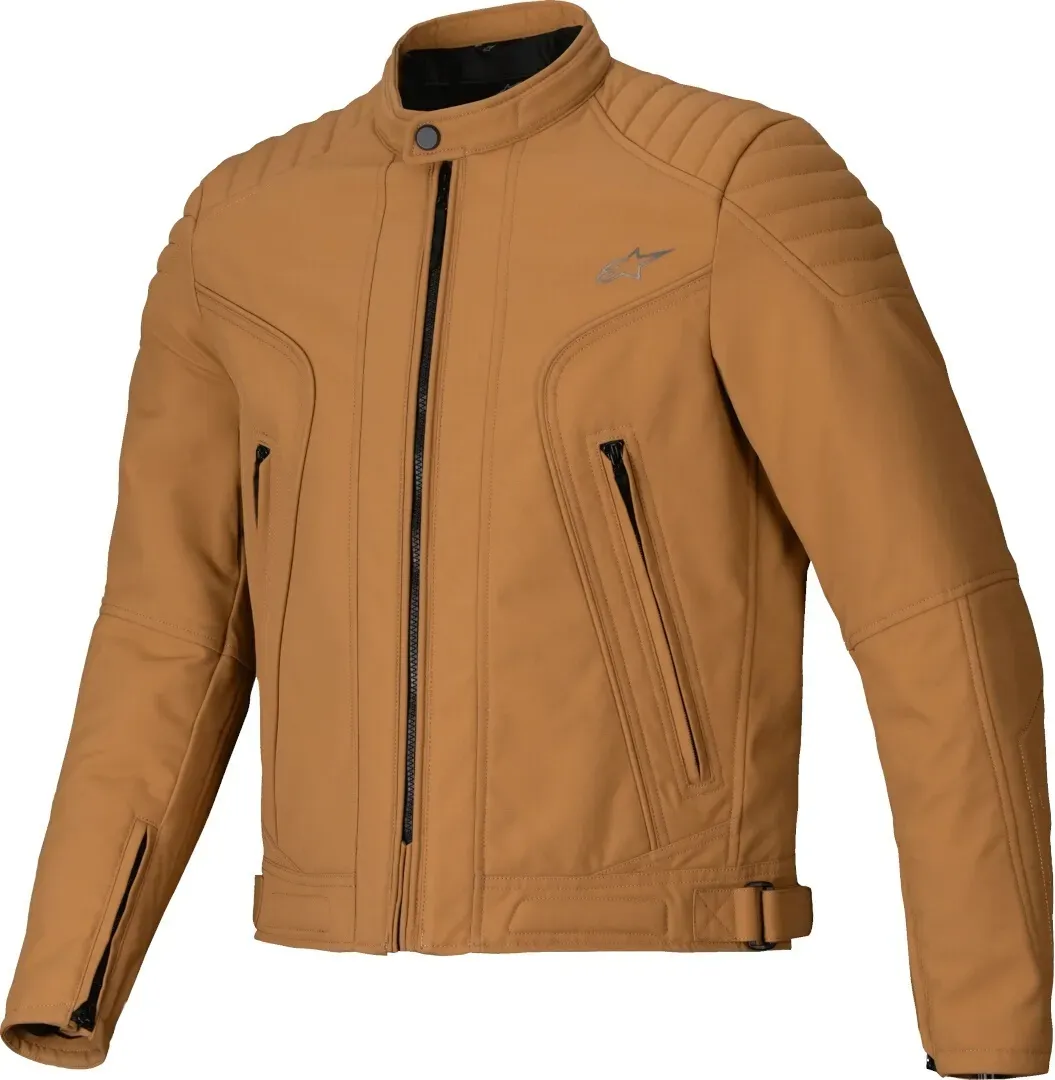 Alpinestars Clayton WR Motorfiets textiel jas, bruin, 3XL Voorman