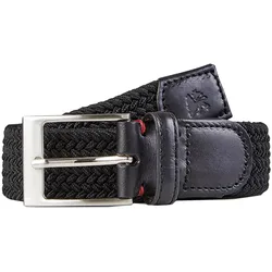 Ledergürtel LERROS "LERROS Gürtel *Harvey*", Damen, Gr. 95, schwarz, Materialmix, Gürtel
