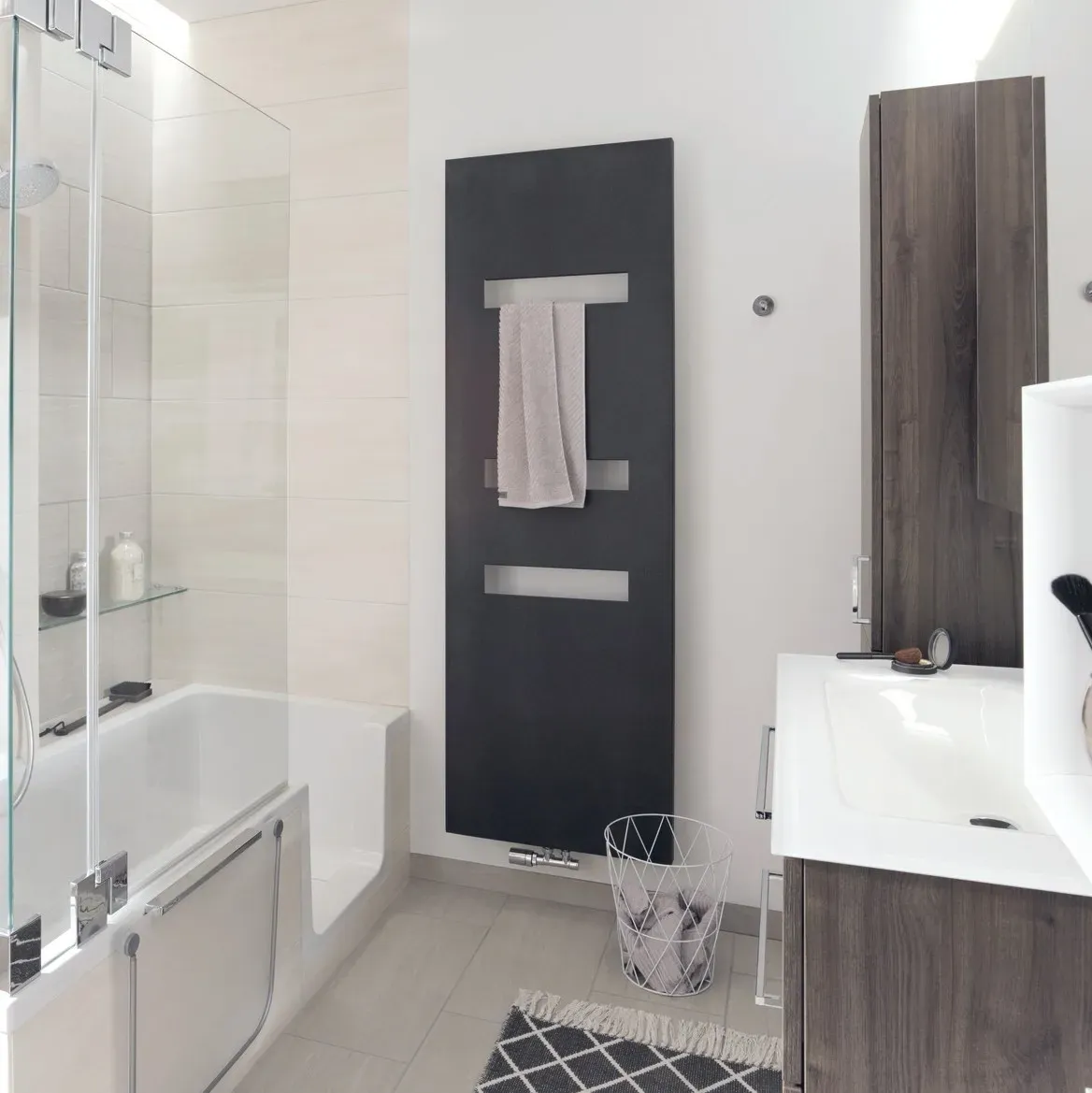 HSK Designheizkörper Atelier Highline 610 x 1.860, Metallfront, 04 weiß-matt, 8776186-04 8776186-04