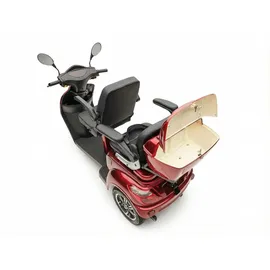 ECONELO E-Seniorenmobil Billy 2.0 3-Rad 1000 Watt Rot/Grau
