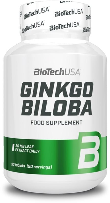 BioTechUSA Ginkgo Biloba Kapseln aus Kräutern 90 TABL